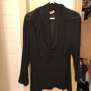 Donna Karan cowl neck top